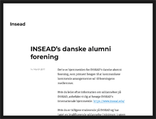 Tablet Screenshot of insead.dk