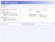 Tablet Screenshot of mbaconnect.insead.edu